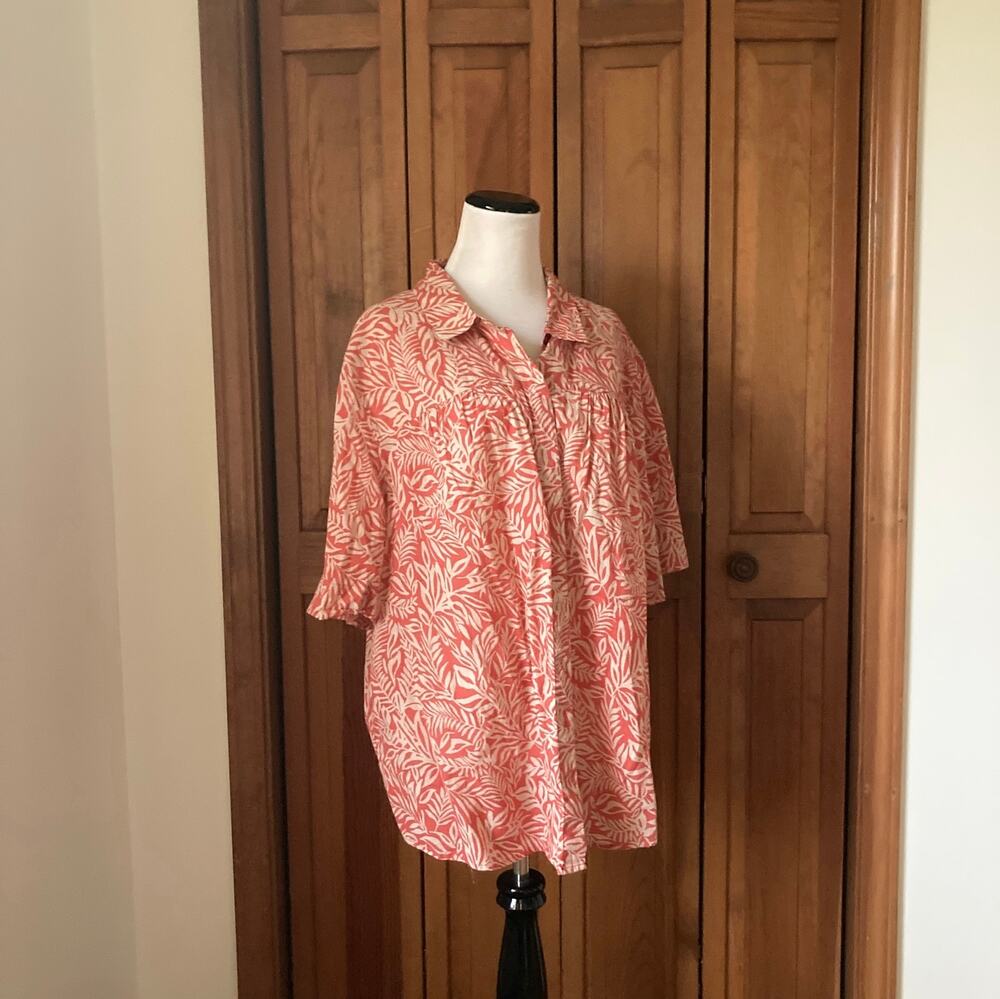 Liz Claiborne Buttondown Blouse, Size 3X